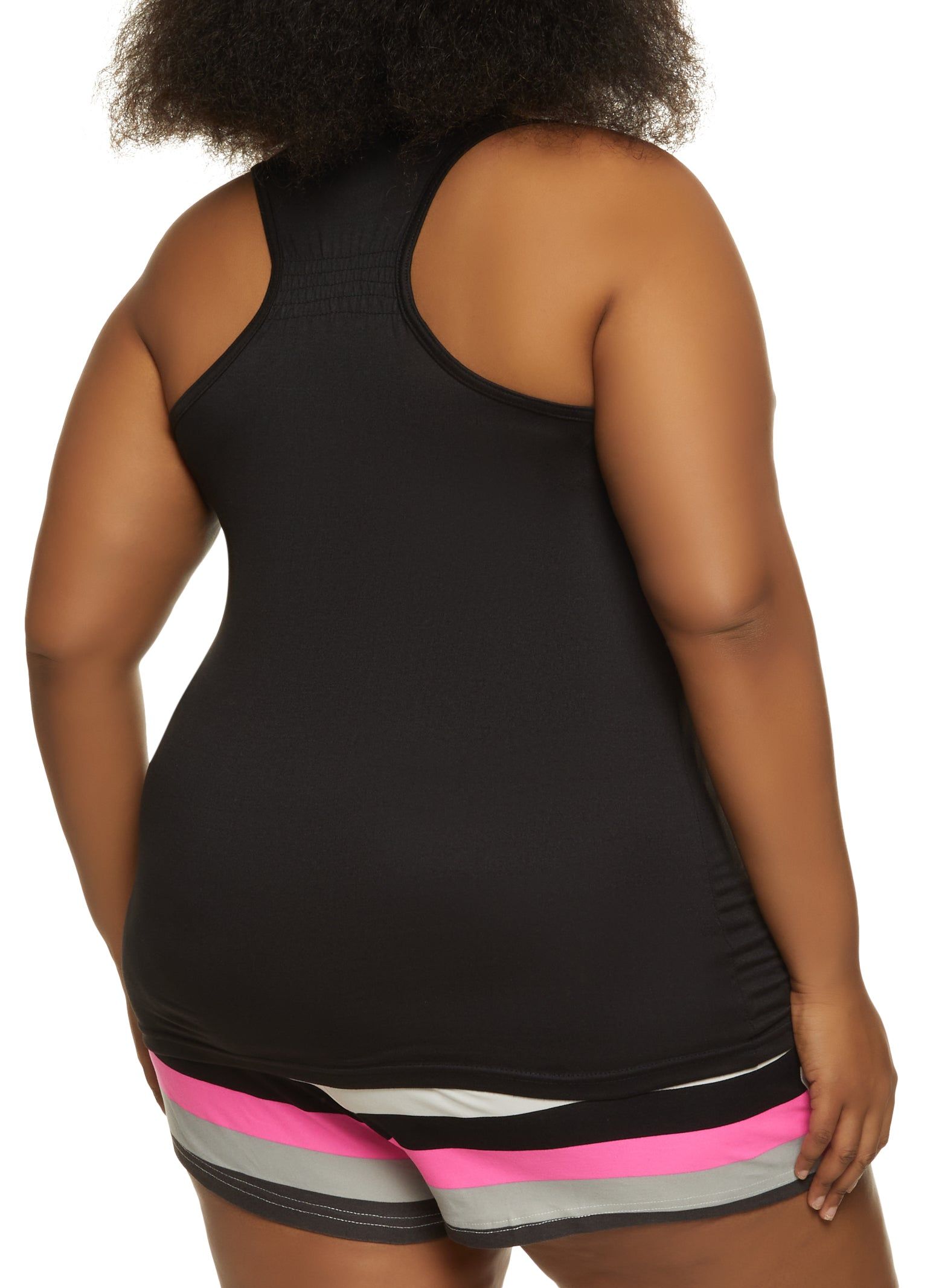 Plus Size Sleepovers Pajama Tank Top and Shorts sold by Rainbow product image thumbnail 2