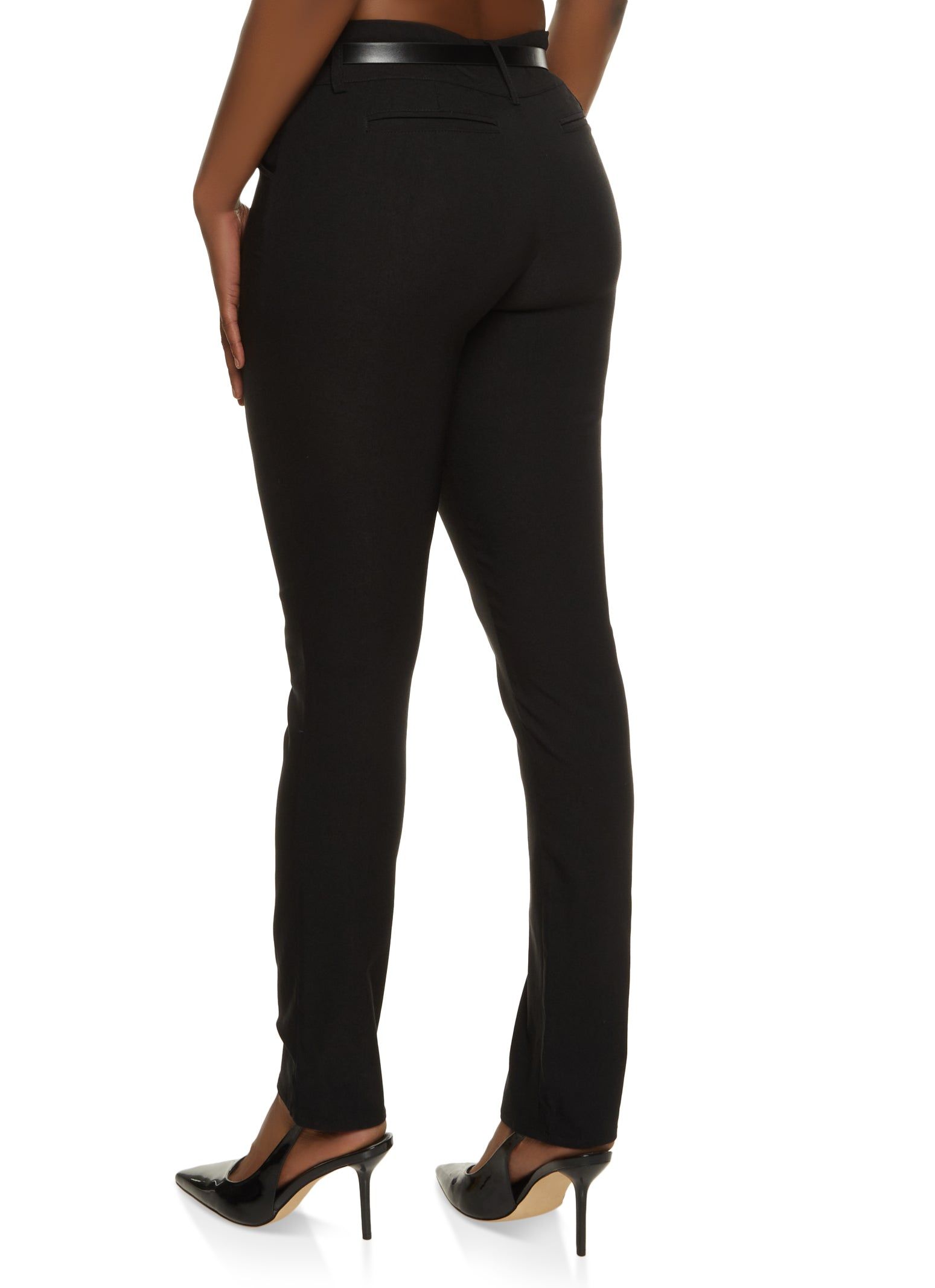 Belted Skinny Dress Pants sold by Rainbow product image thumbnail 2
