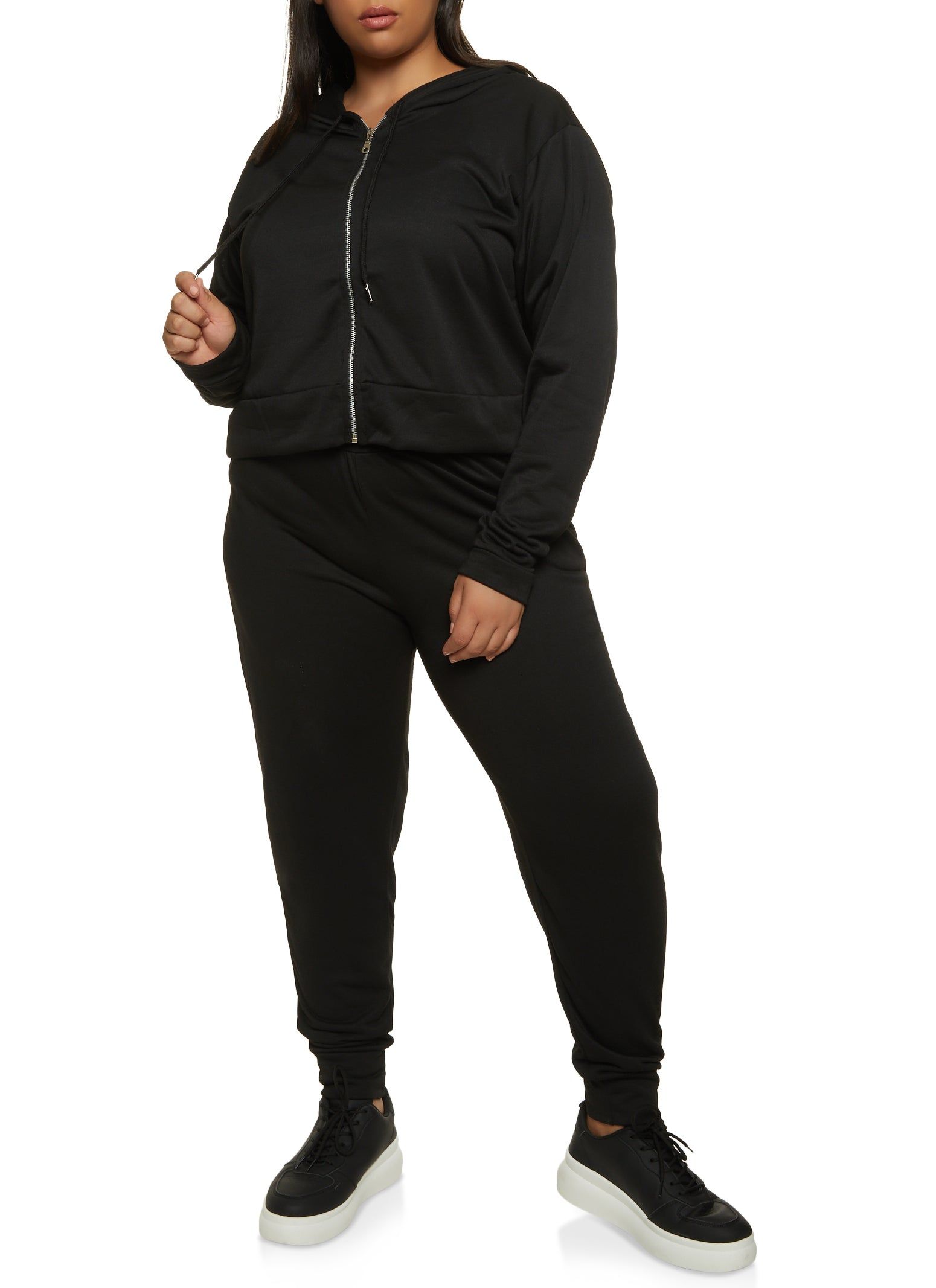 Plus Size Angel Rhinestone Studded Hoodie sold by Rainbow product image thumbnail 3