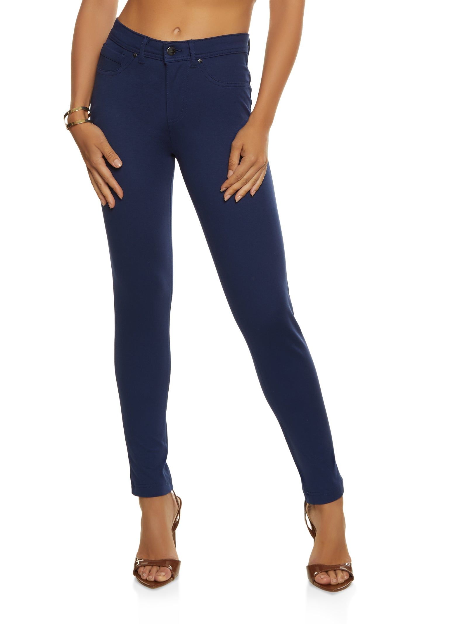 Ponte Skinny Leg Pants sold by Rainbow