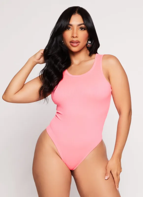 Daisy Ribbed Knit Tank Bodysuit sold by Rainbow