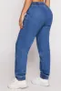 Haute Monde Elastic Waist Denim Joggers sold by Rainbow