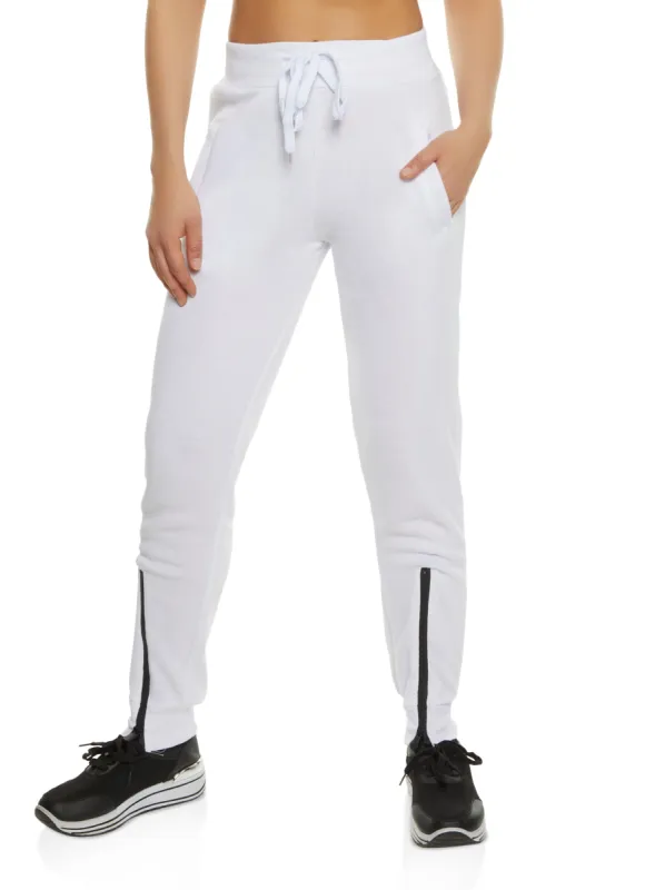 Zip Hem Joggers sold by Rainbow