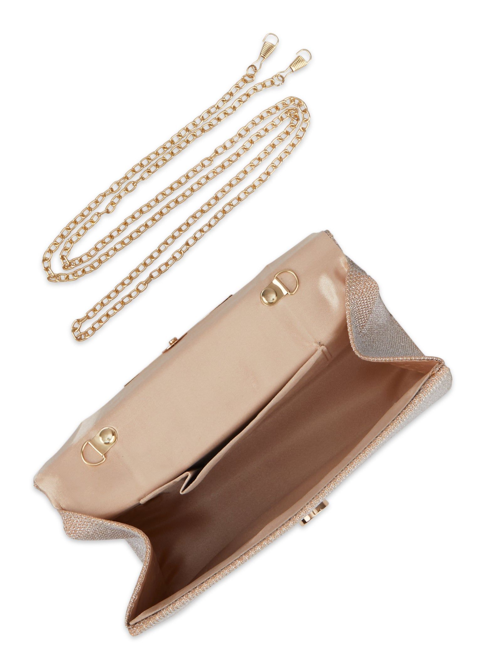 Lurex Metal Handle Square Clutch sold by Rainbow product image thumbnail 5