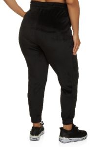 Plus Size Velour Joggers sold by Rainbow
