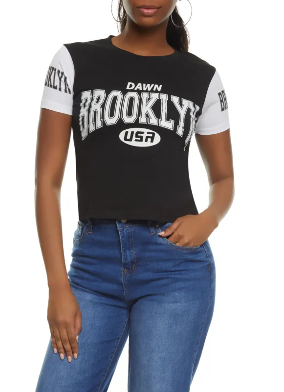 Dawn Brooklyn USA T Shirt sold by Rainbow