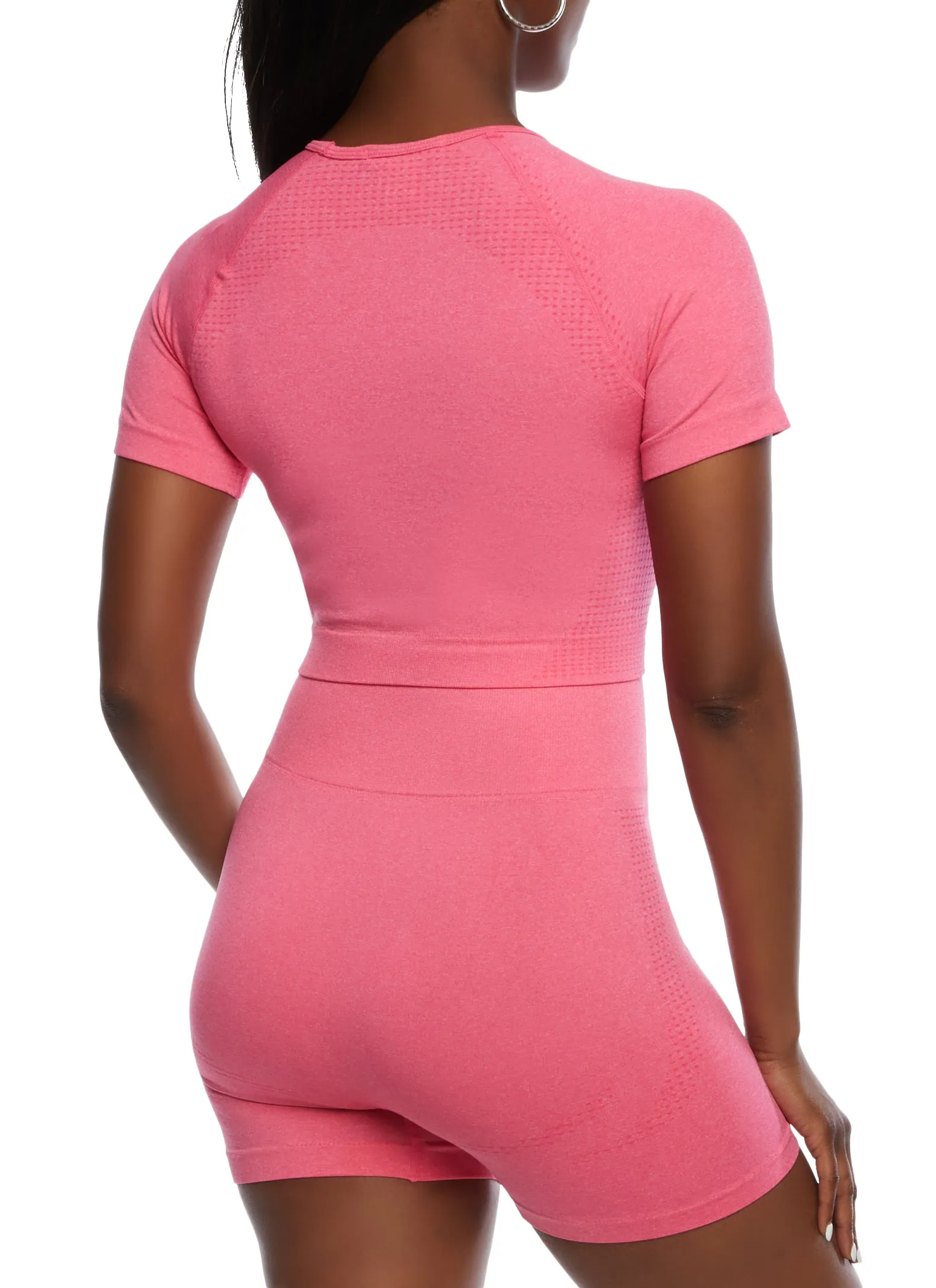 Seamless Crew Neck Crop Top sold by Rainbow product image thumbnail 3