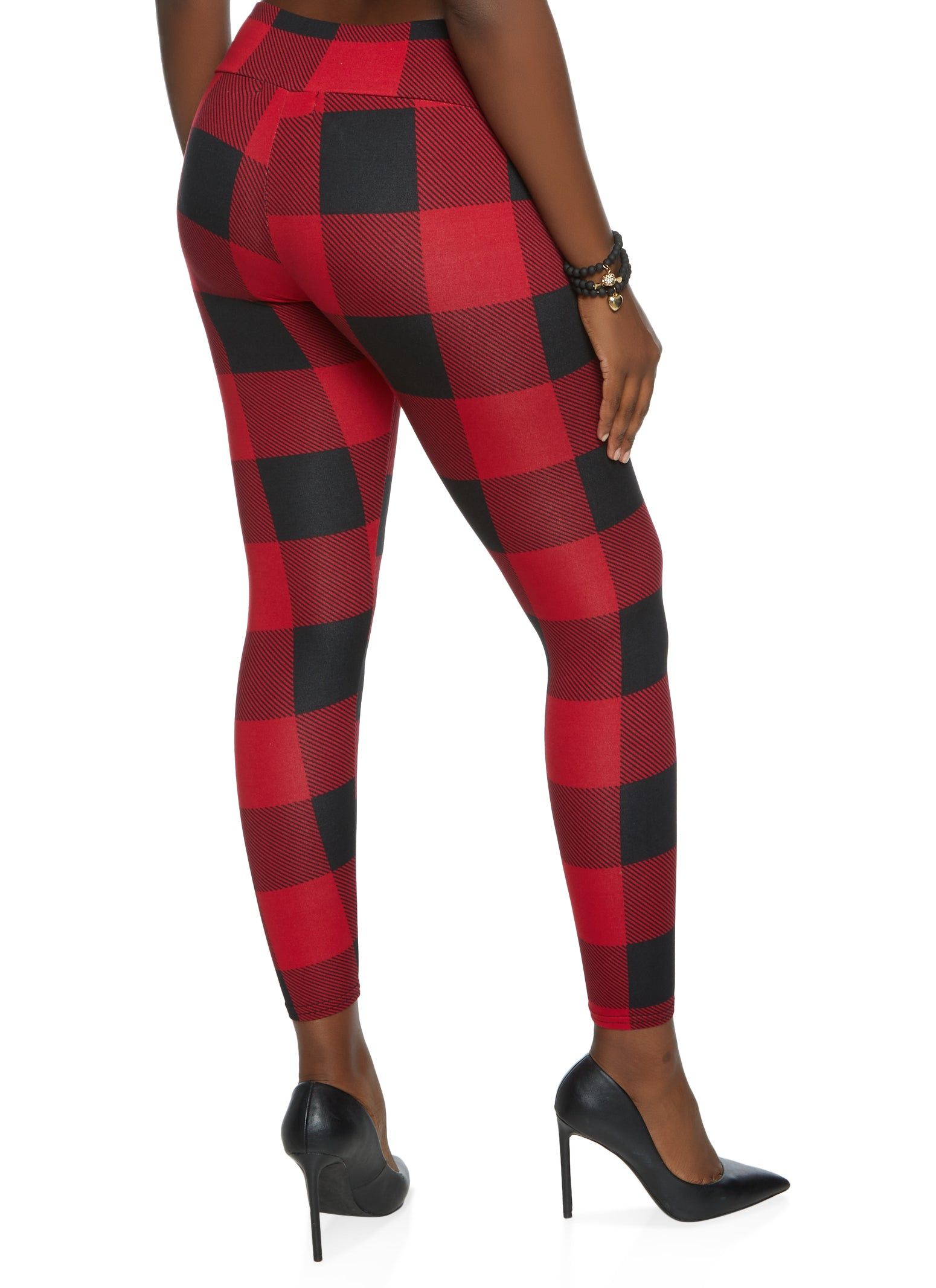 Plaid High Waisted Leggings sold by Rainbow product image thumbnail 2