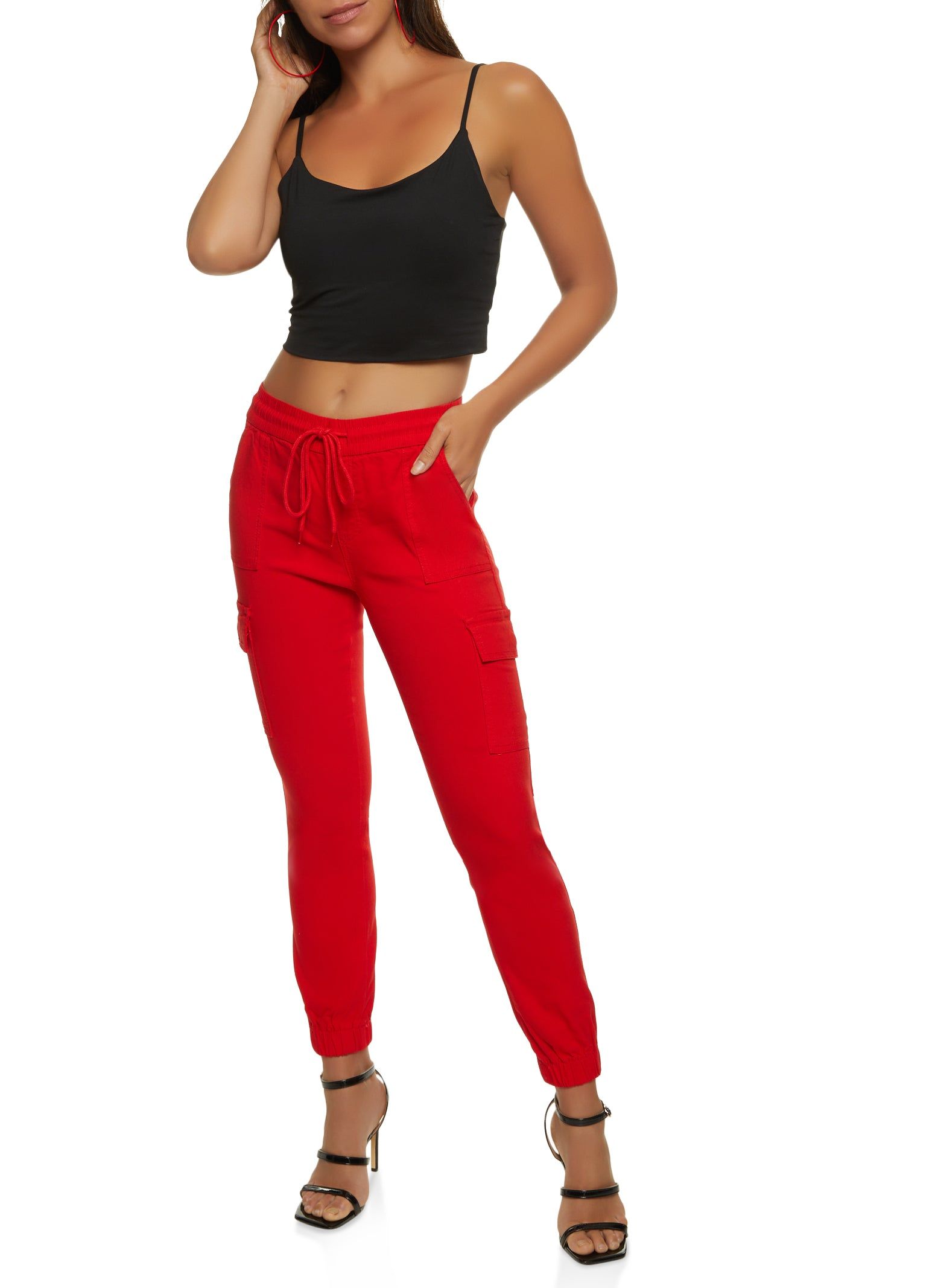 Drawstring Twill Joggers sold by Rainbow product image thumbnail 2