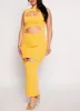 Plus Size Ribbed Cut Out Maxi Tank Dress sold by Rainbow