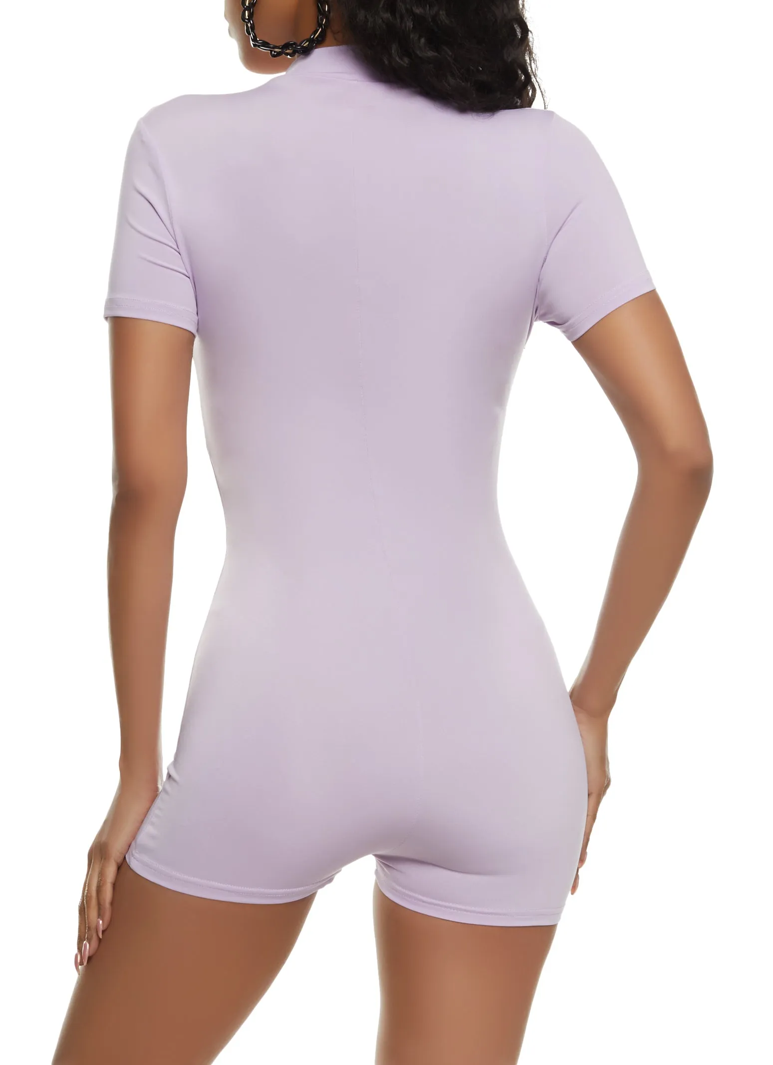 Daisy Zip Up Short Sleeve Romper sold by Rainbow product image thumbnail 2