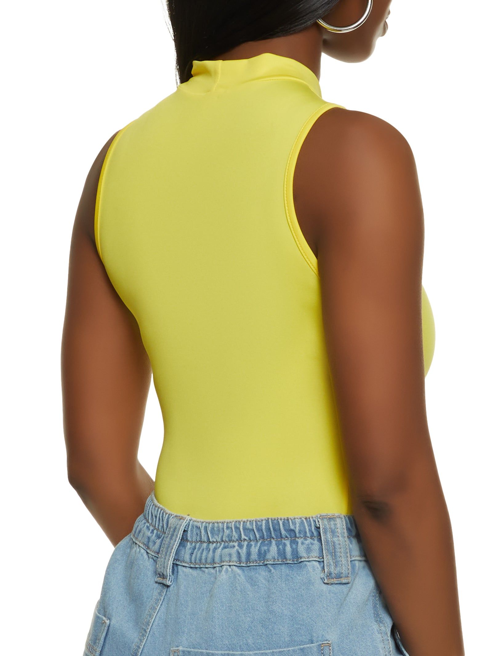 Mock Neck Tank Bodysuit sold by Rainbow product image thumbnail 3