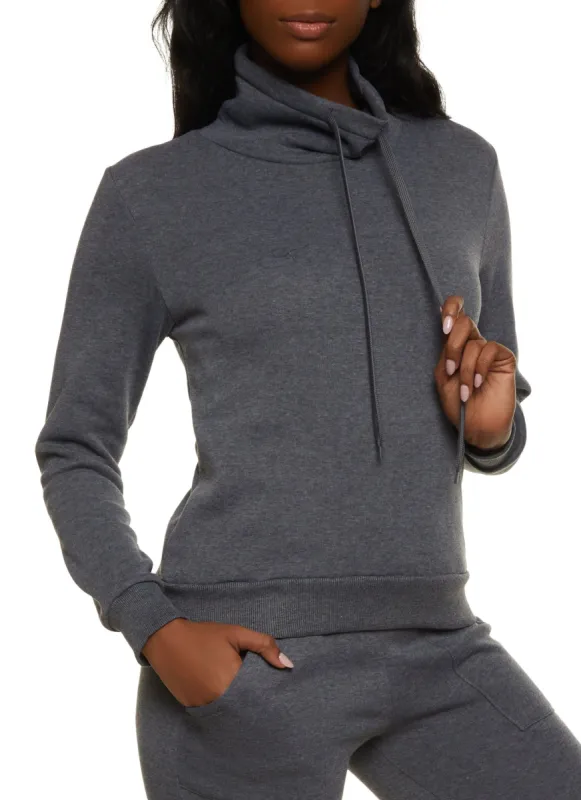 Fleece Funnel Neck Sweatshirt sold by Rainbow