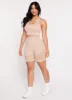 Seamless Racerback Cropped Tank Top sold by Rainbow