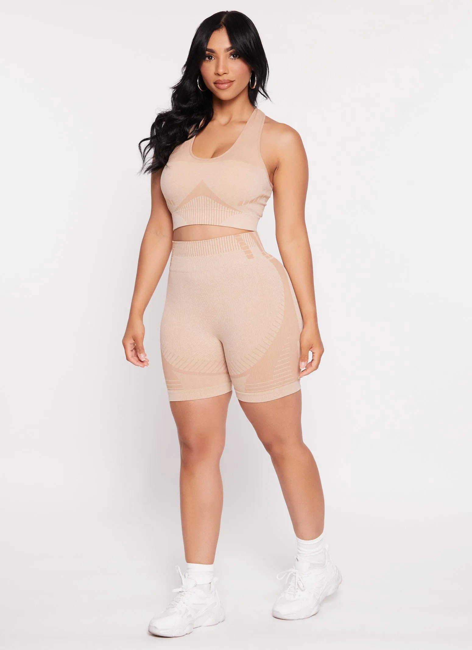 Seamless Racerback Cropped Tank Top sold by Rainbow product image thumbnail 2