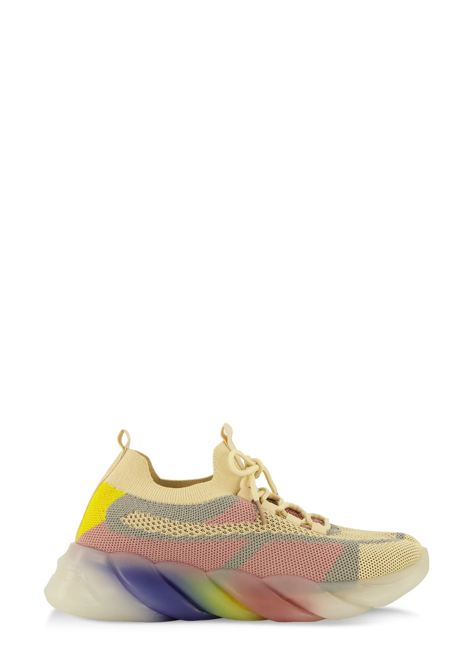 Textured Knit Slip On Platform Sneakers sold by Rainbow product image thumbnail 2