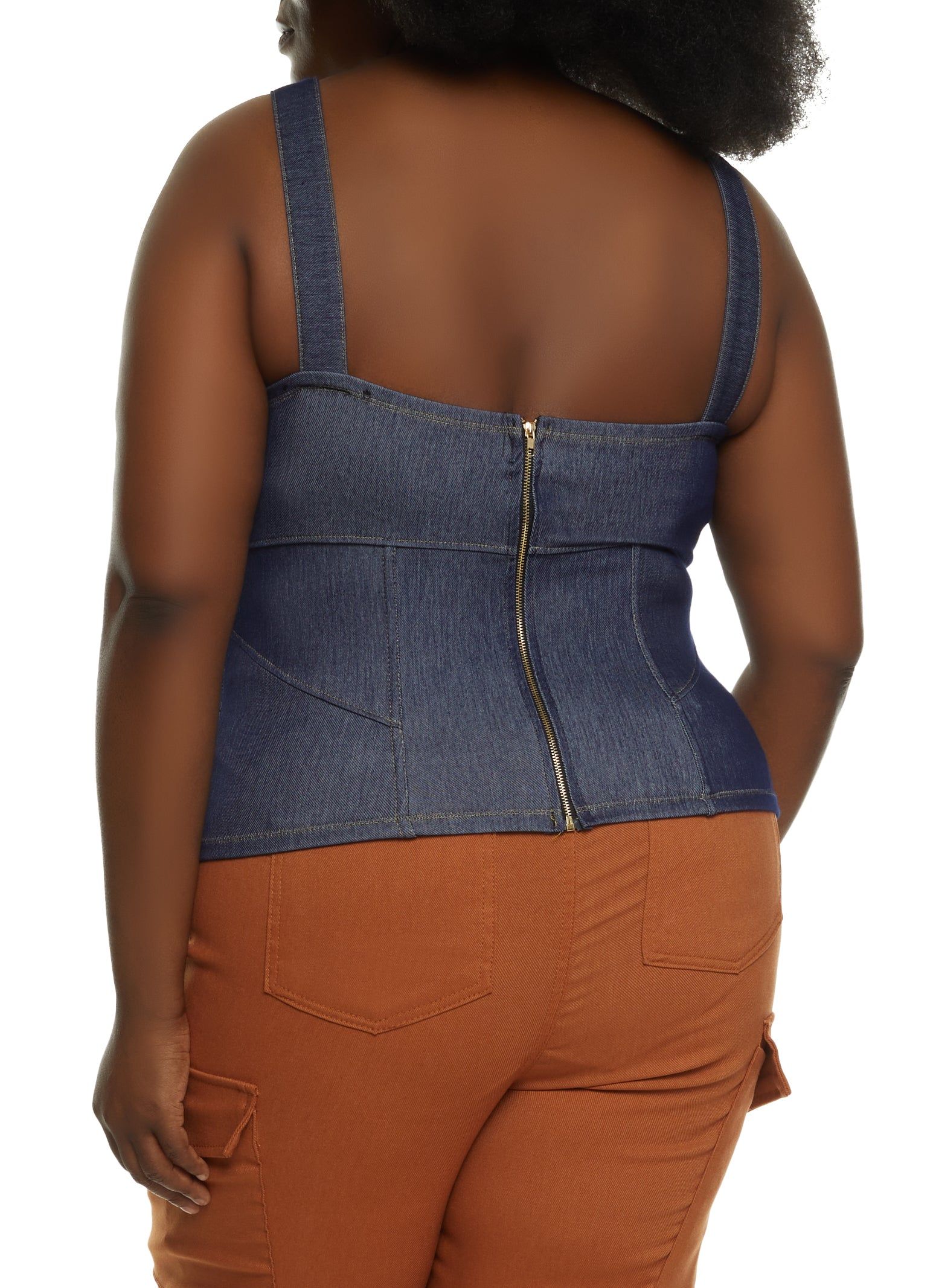 Plus Size Studded Bustier Top sold by Rainbow product image thumbnail 2