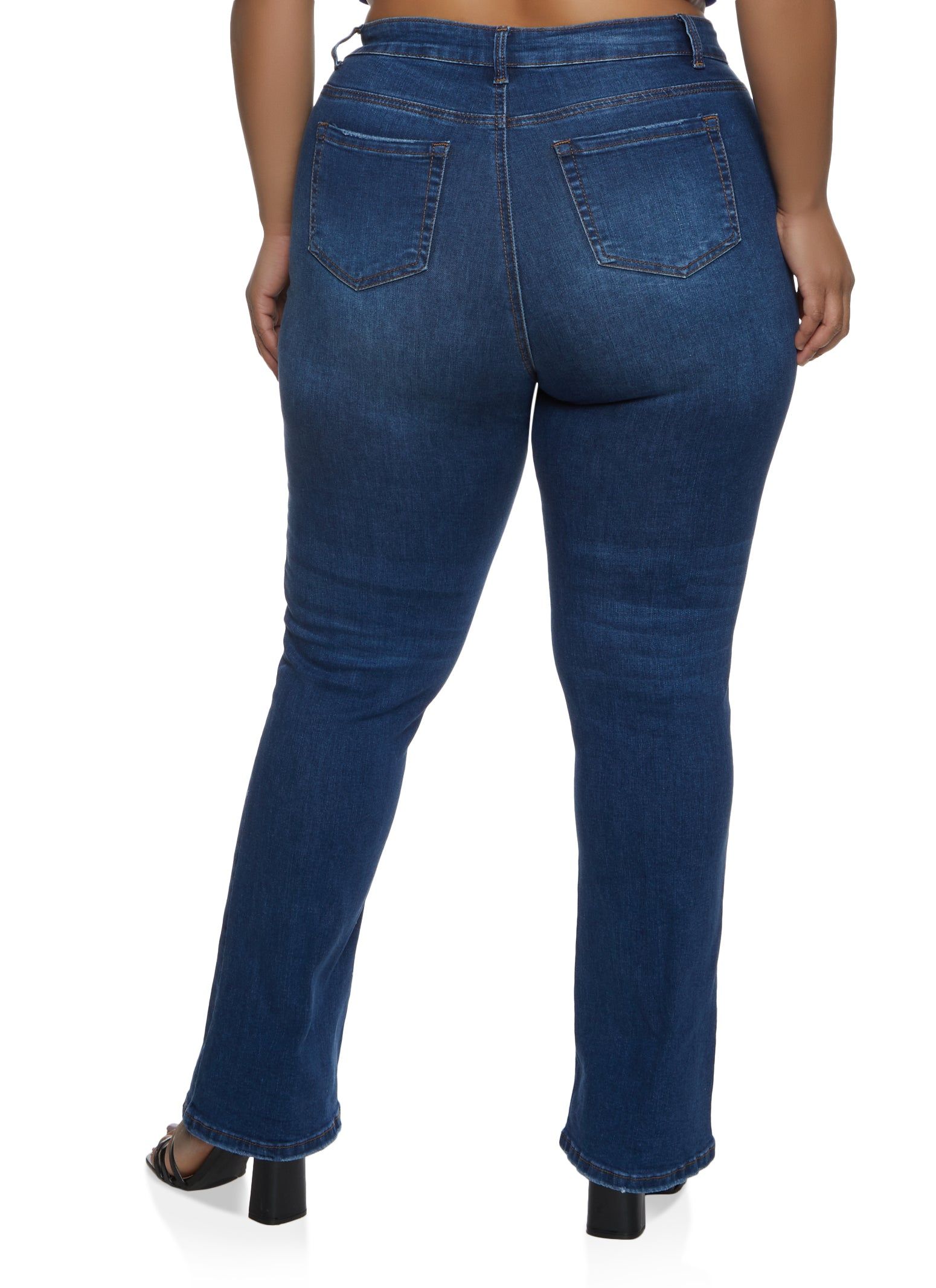 Plus Size WAX Whiskered Boot Cut Jeans sold by Rainbow product image thumbnail 2