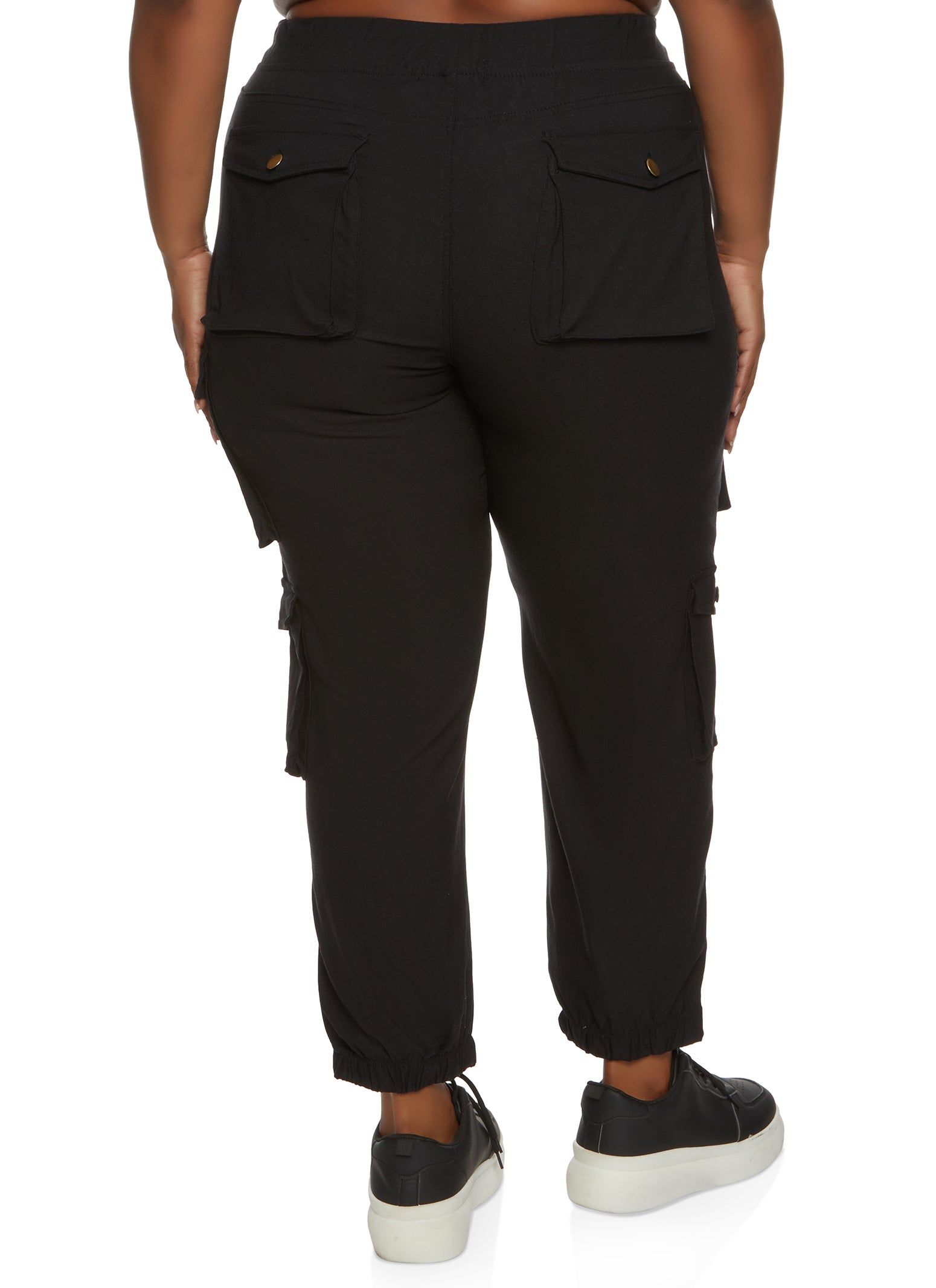 Plus Size Hyperstretch Cargo Pocket Joggers sold by Rainbow product image thumbnail 3