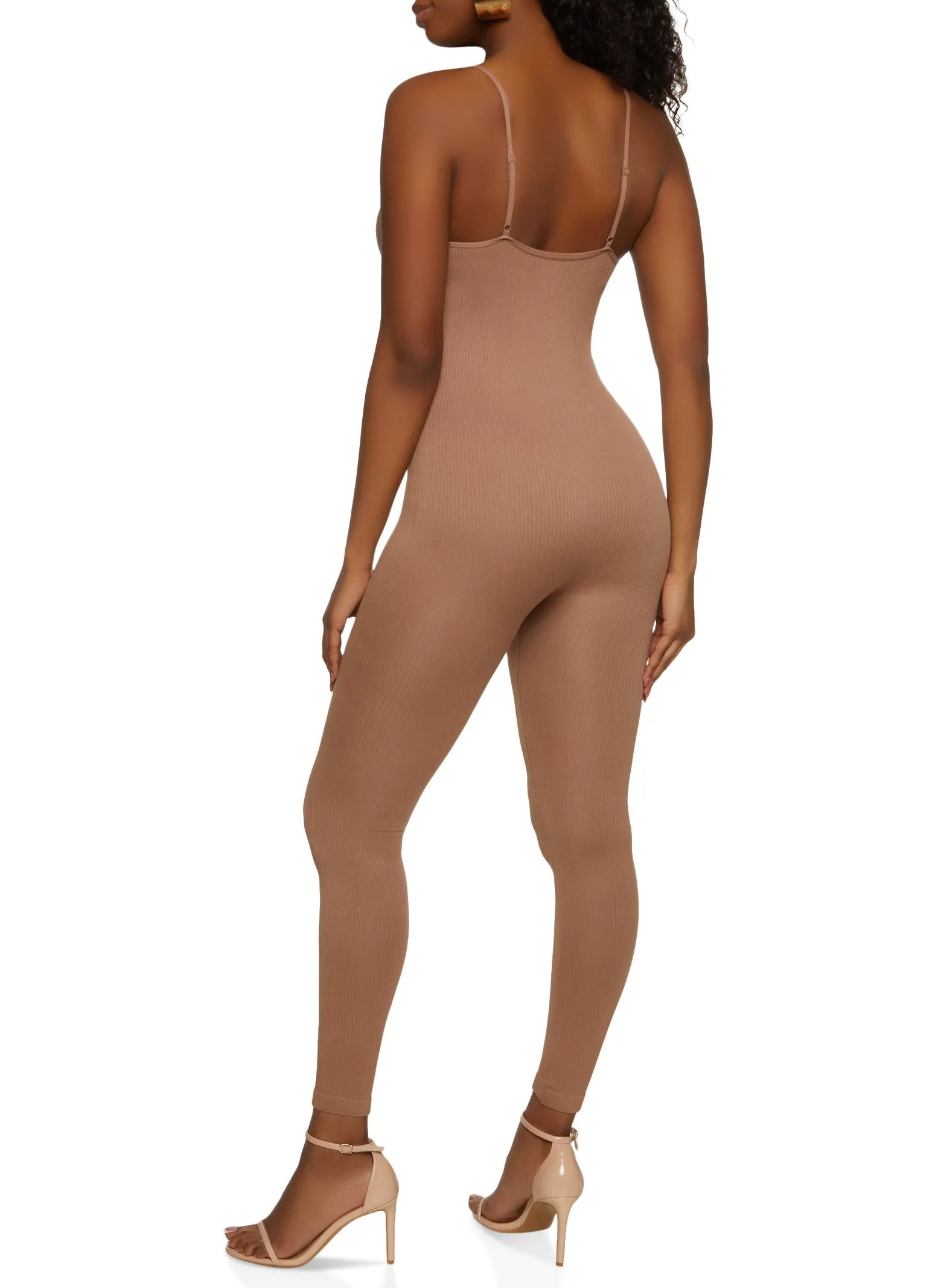 Seamless Ribbed Cami Catsuit sold by Rainbow product image thumbnail 2