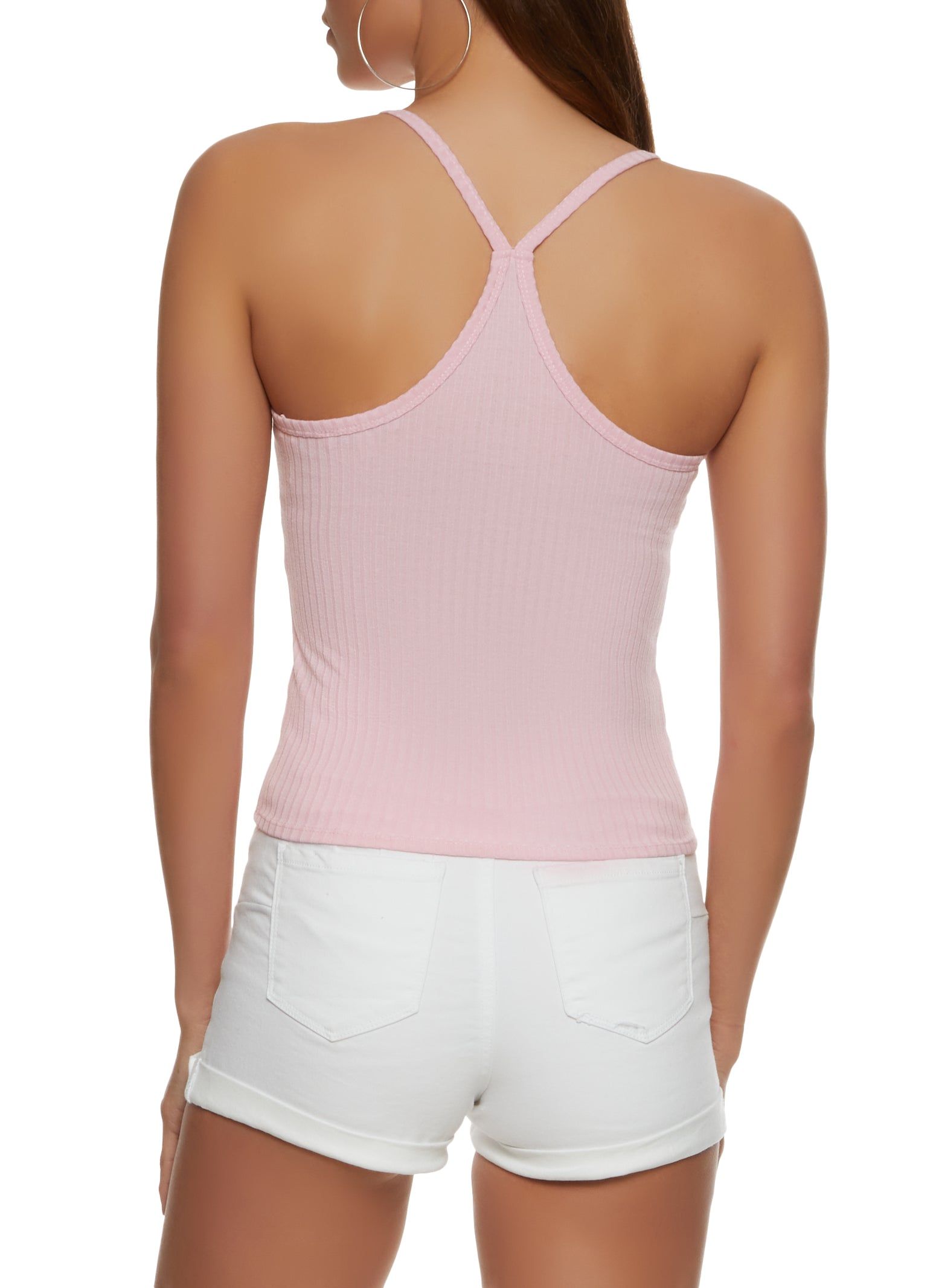 Ribbed Knit Scoop Neck Cami sold by Rainbow product image thumbnail 2