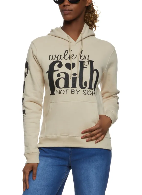 Walk By Faith Not By Sight Hoodie sold by Rainbow