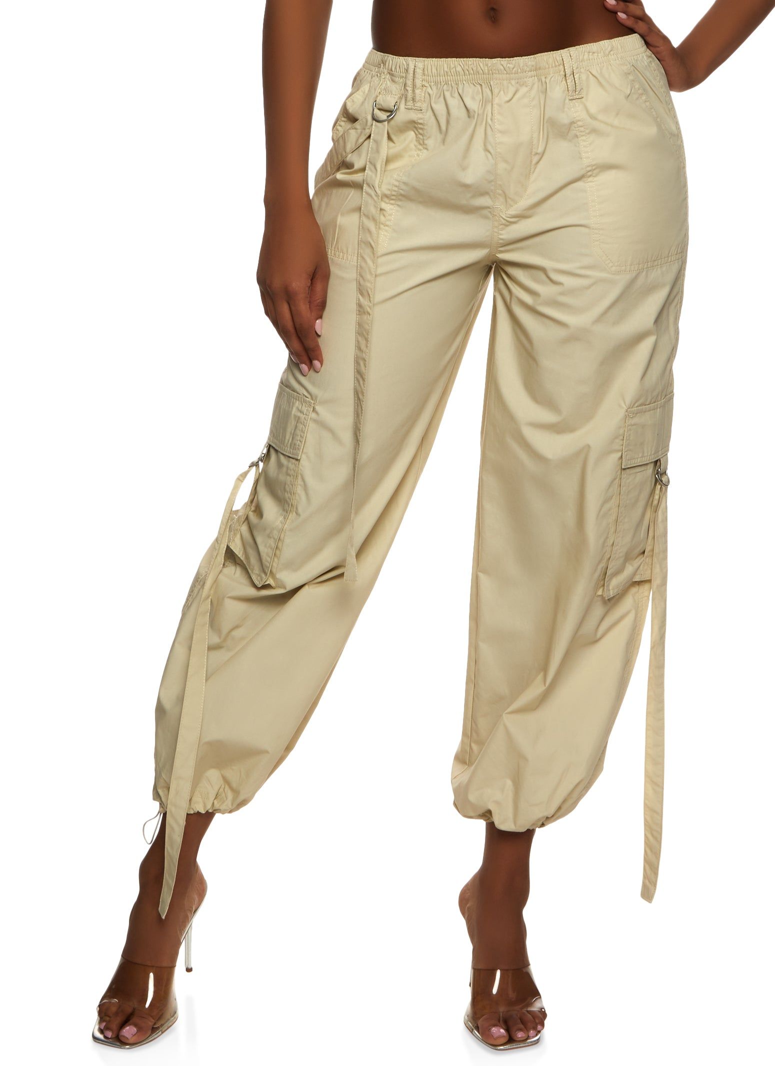 Poplin Parachute Pants sold by Rainbow
