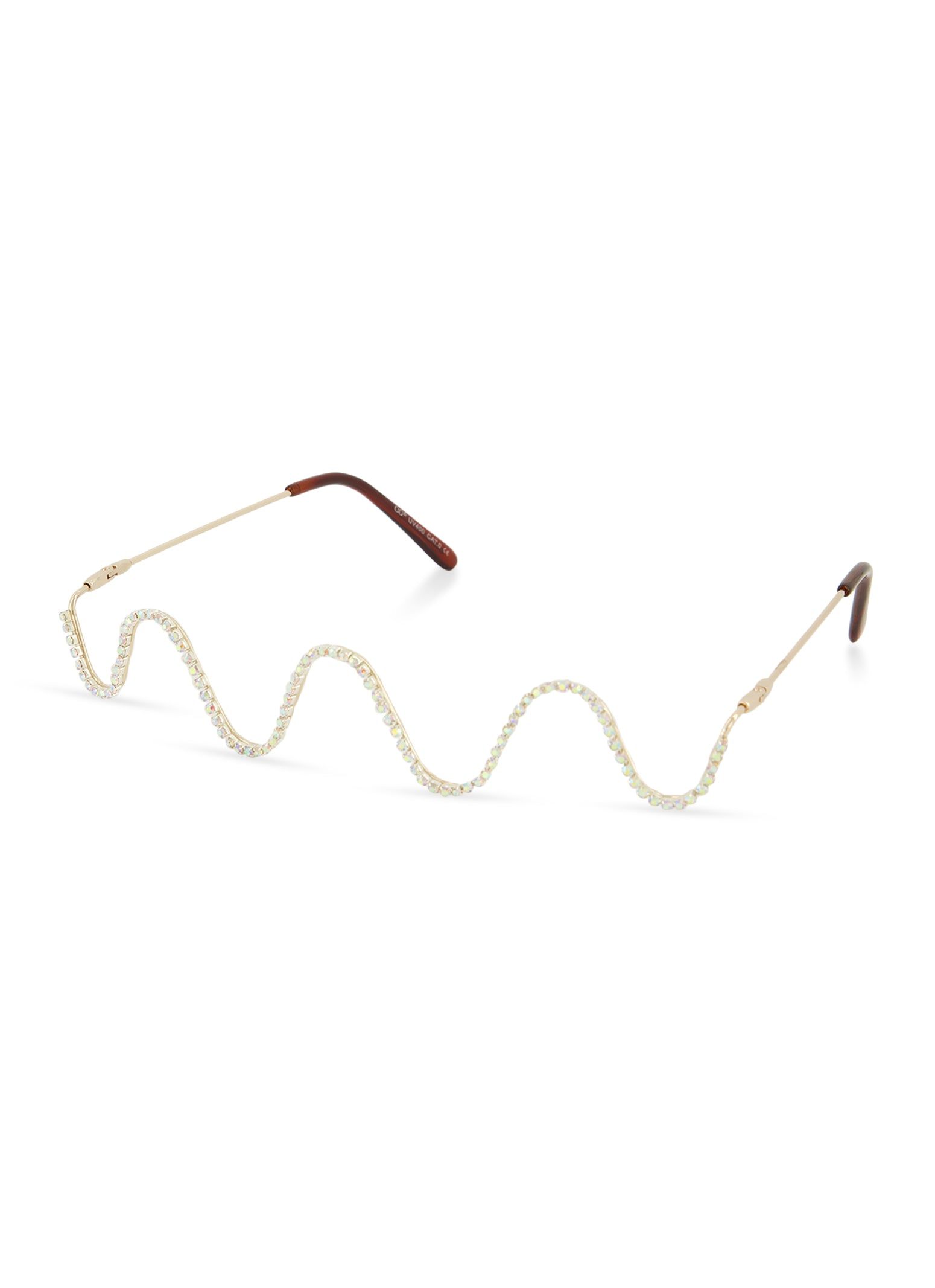 Rhinestone Wavy Headband sold by Rainbow product image thumbnail 3