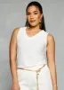 Plisse V Neck Tank Top sold by Rainbow