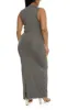 Plus Size Daisy Sleeveless Mock Neck Maxi Dress sold by Rainbow
