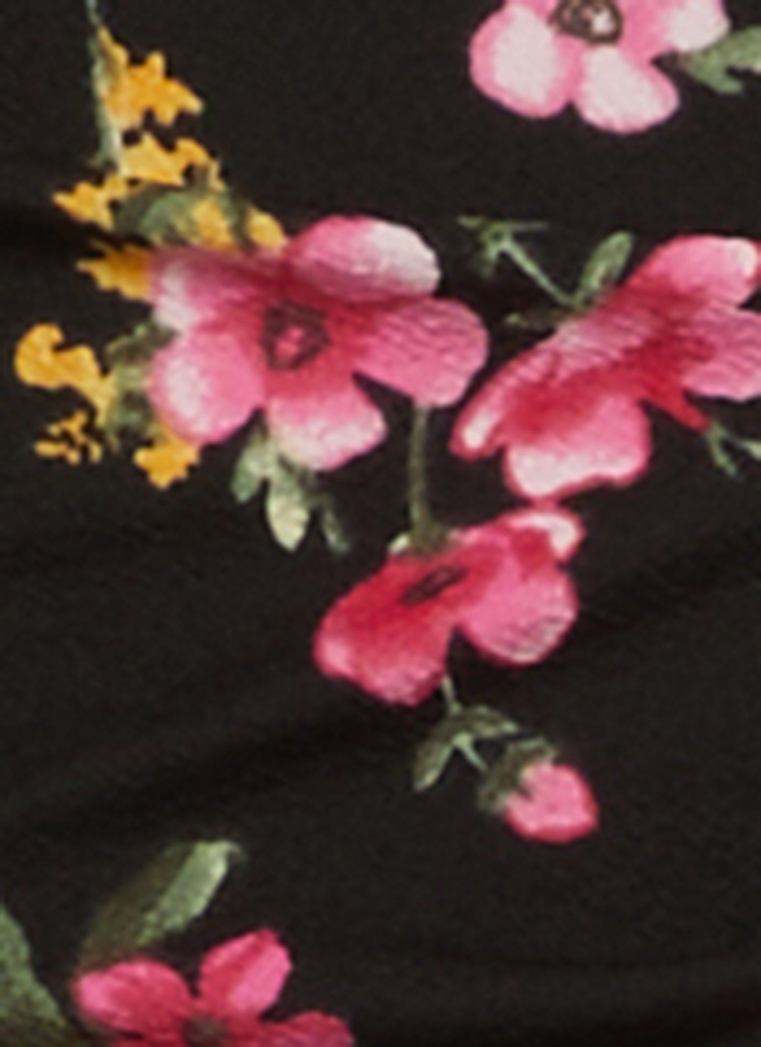 Floral Print V Neck Tulip Hem Dress sold by Rainbow product image thumbnail 4