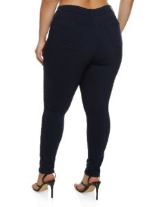 Plus Size Basic Hyperstretch Skinny Pants sold by Rainbow