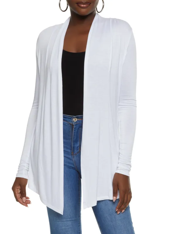 Basic Long Sleeve Cardigan sold by Rainbow