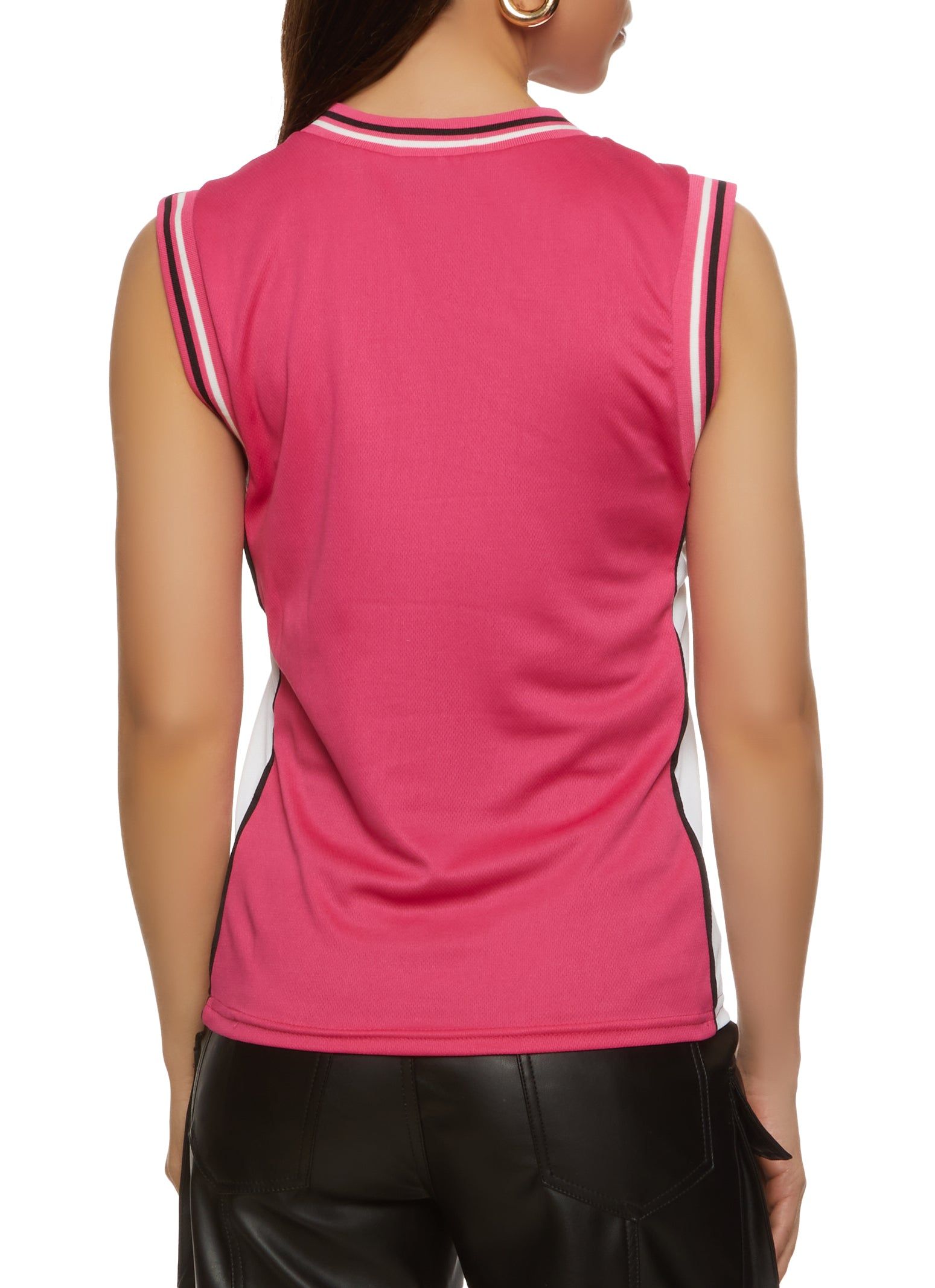 Color Block City Graphic Basketball Jersey sold by Rainbow product image thumbnail 3