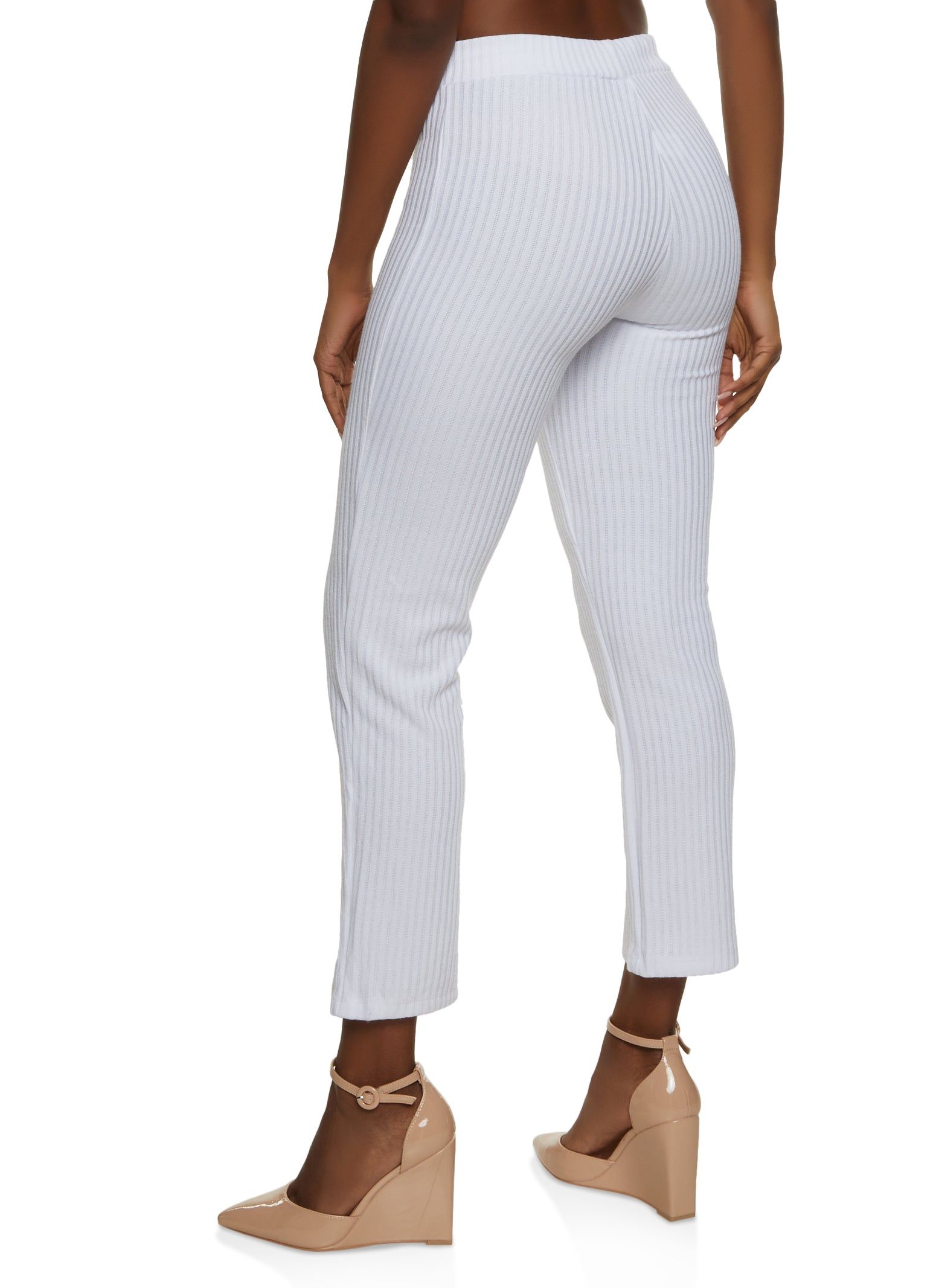 Drawstring Ribbed Straight Leg Pants sold by Rainbow product image thumbnail 2