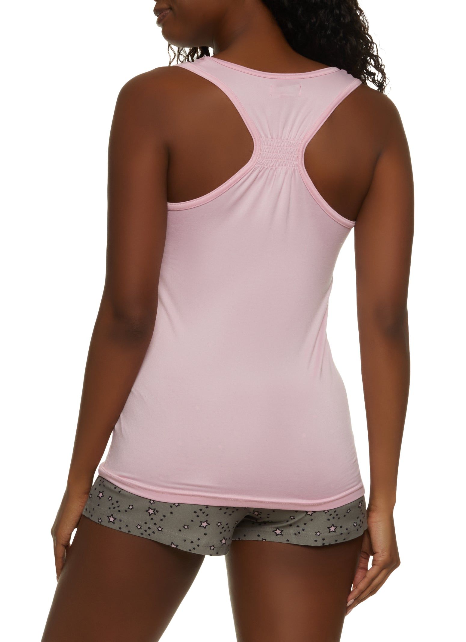 Id Rather Be Sleeping Graphic Pajama Tank Top and Shorts sold by Rainbow product image thumbnail 2