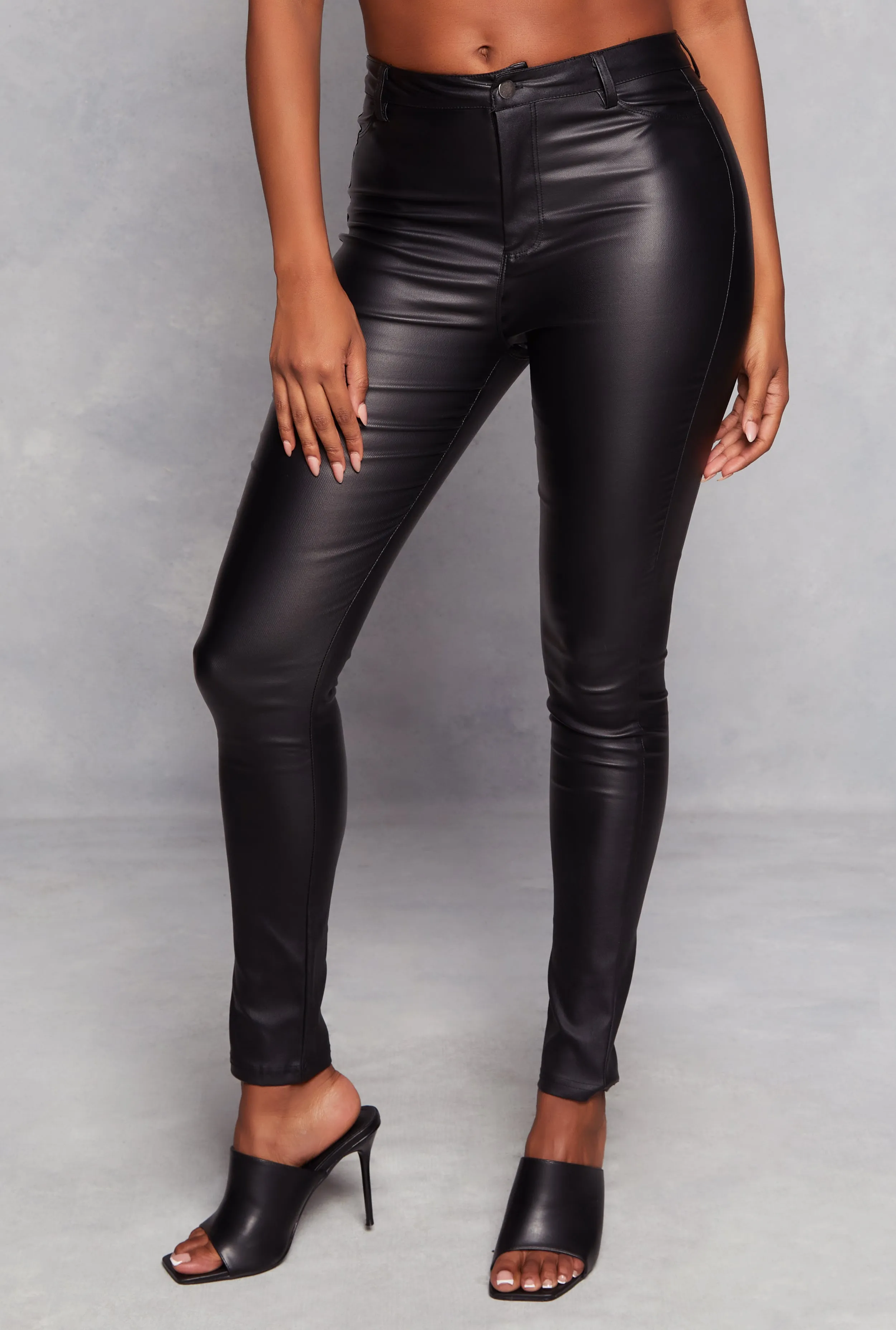 Faux Leather Skinny Pants sold by Rainbow product image thumbnail 2