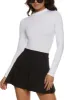 Solid Mock Neck Long Sleeve Bodysuit sold by Rainbow
