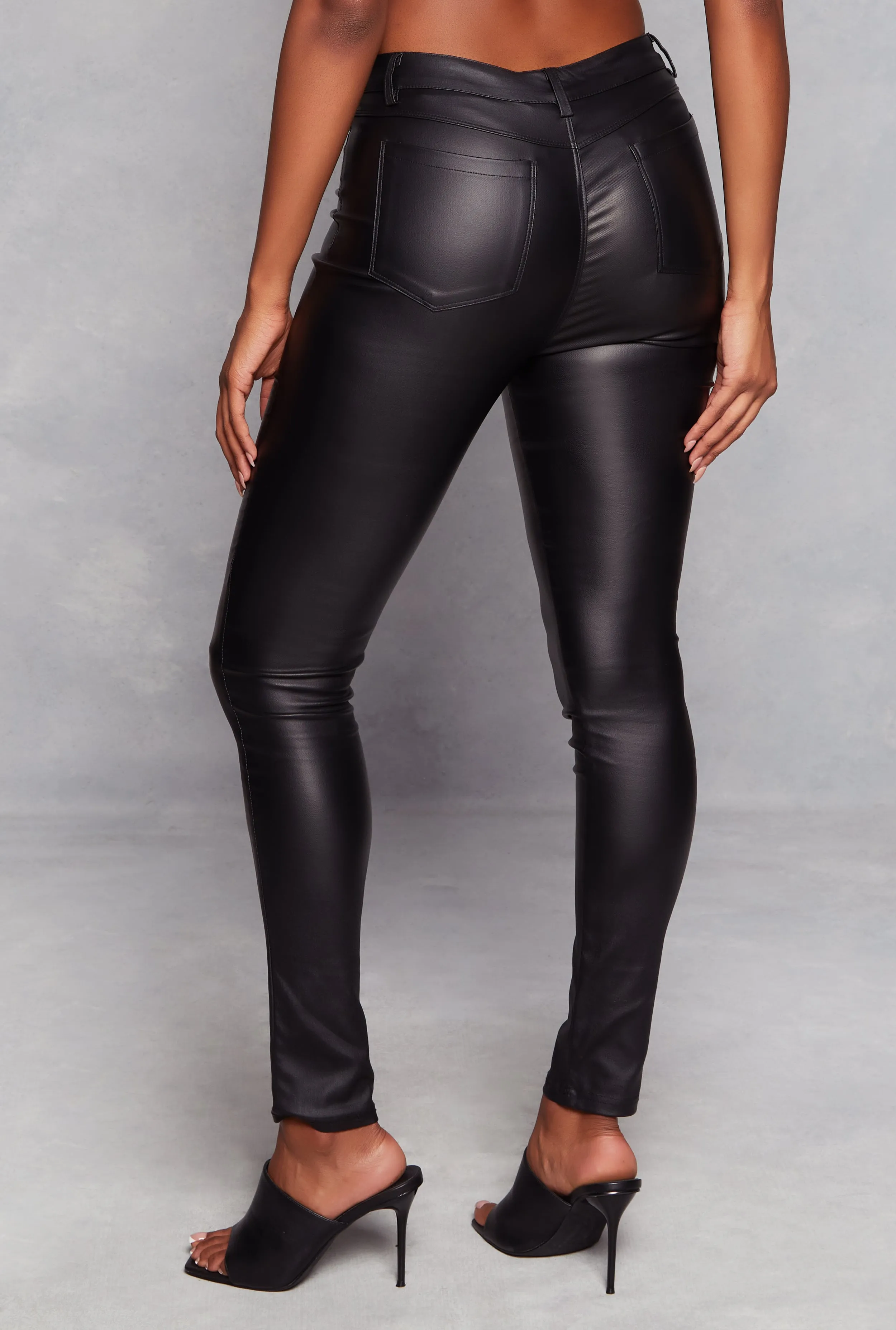 Faux Leather Skinny Pants sold by Rainbow product image thumbnail 3