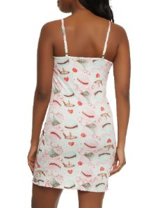 Ribbed Cupcake Print Cami Nightgown and Robe sold by Rainbow