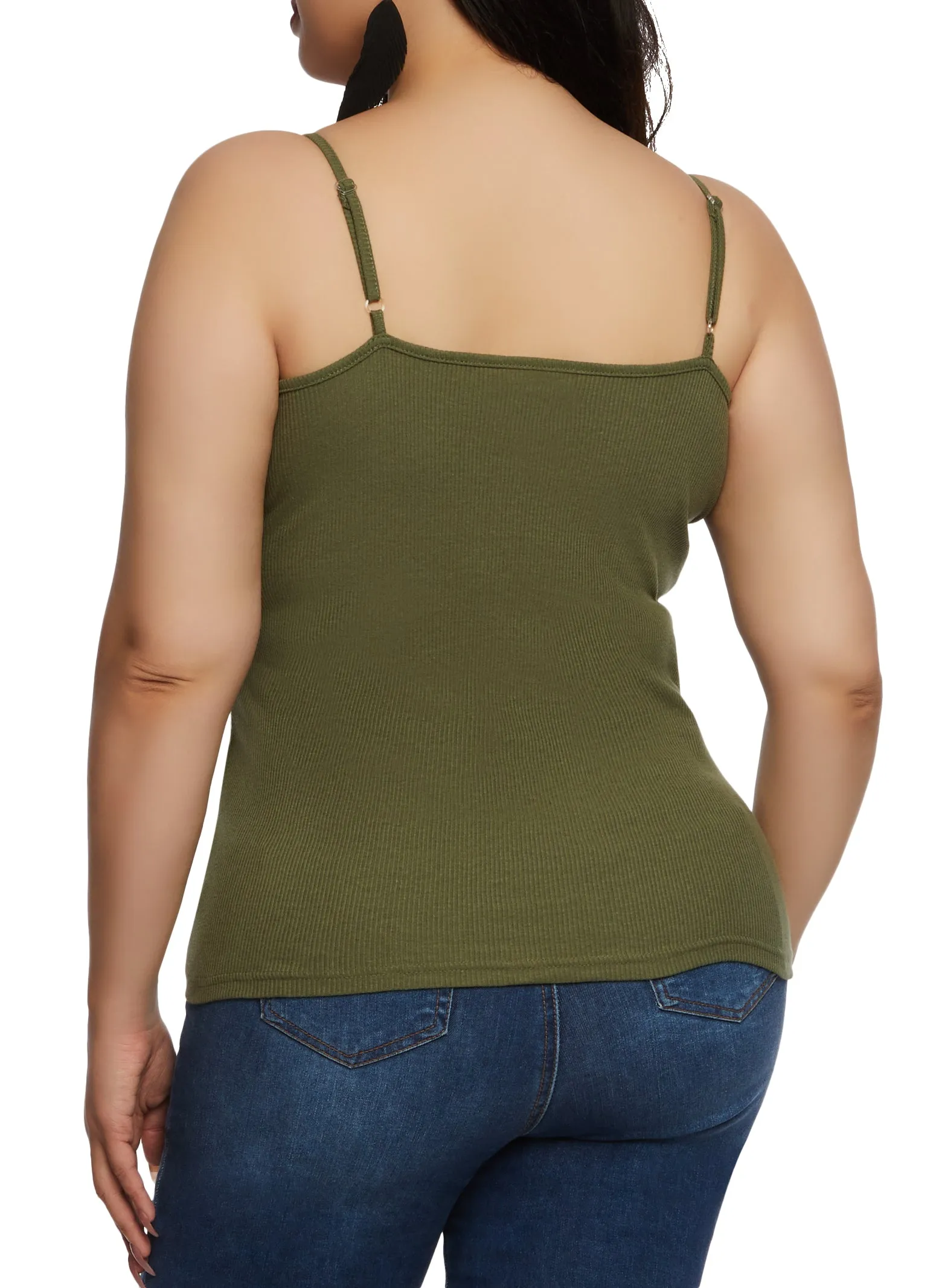 Plus Size Half Zip Tank Top sold by Rainbow product image thumbnail 3