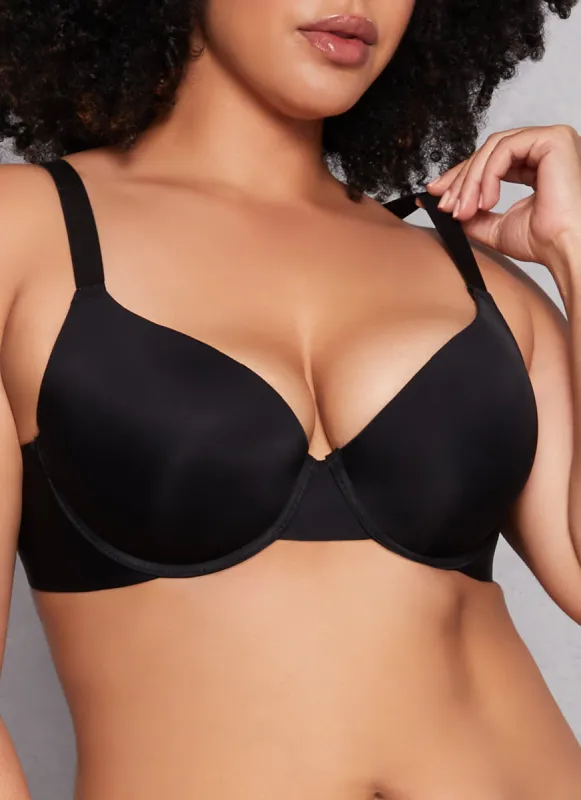 Plus Size Push Up Plunge Bra sold by Rainbow