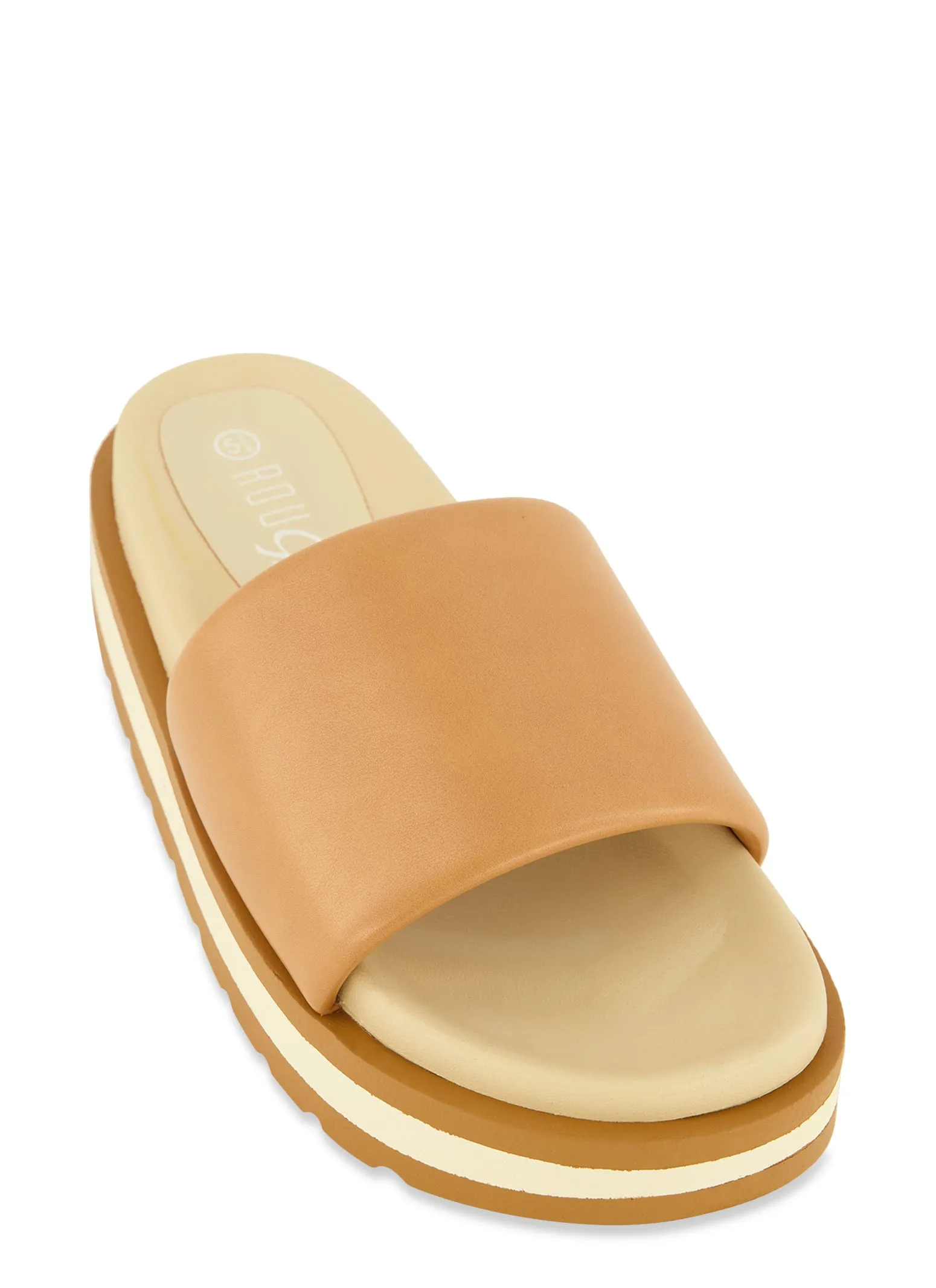 Low Platform Slide Sandals sold by Rainbow