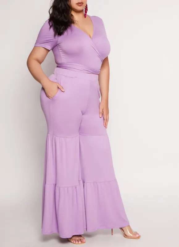 Plus Size Tiered Pants sold by Rainbow