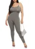 Plus Size Scoop Neck Cami Jumpsuit sold by Rainbow