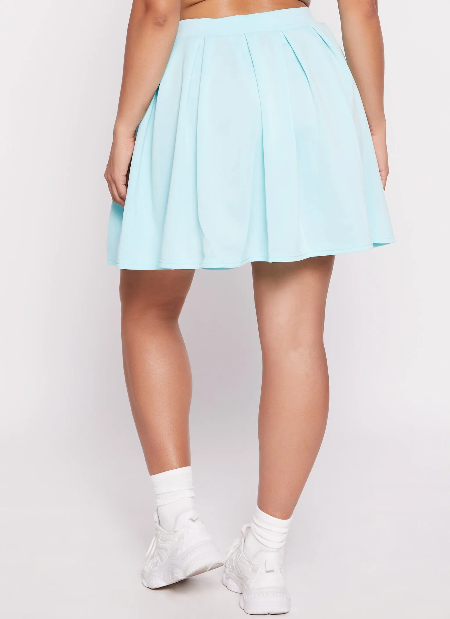 Basic High Waisted Pleated Skirt sold by Rainbow product image thumbnail 3