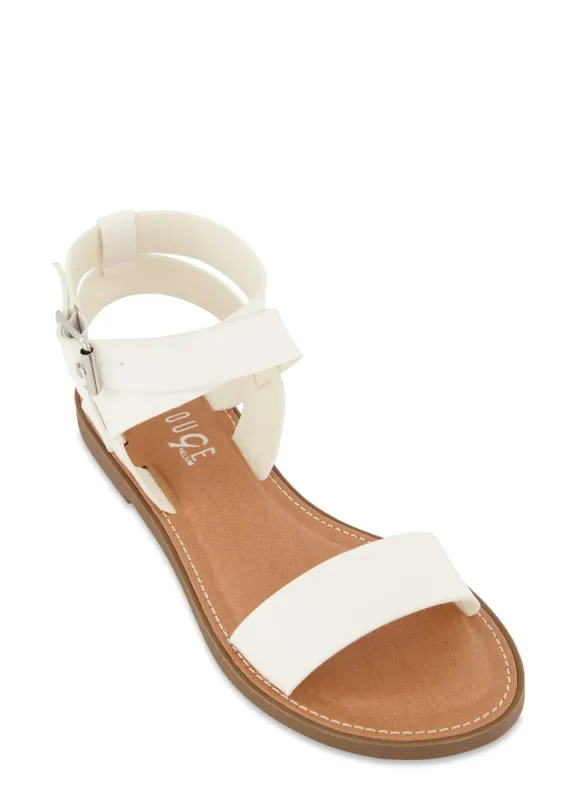 Single Band Ankle Strappy Sandals sold by Rainbow