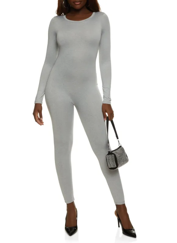 Crew Neck Long Sleeve Catsuit sold by Rainbow