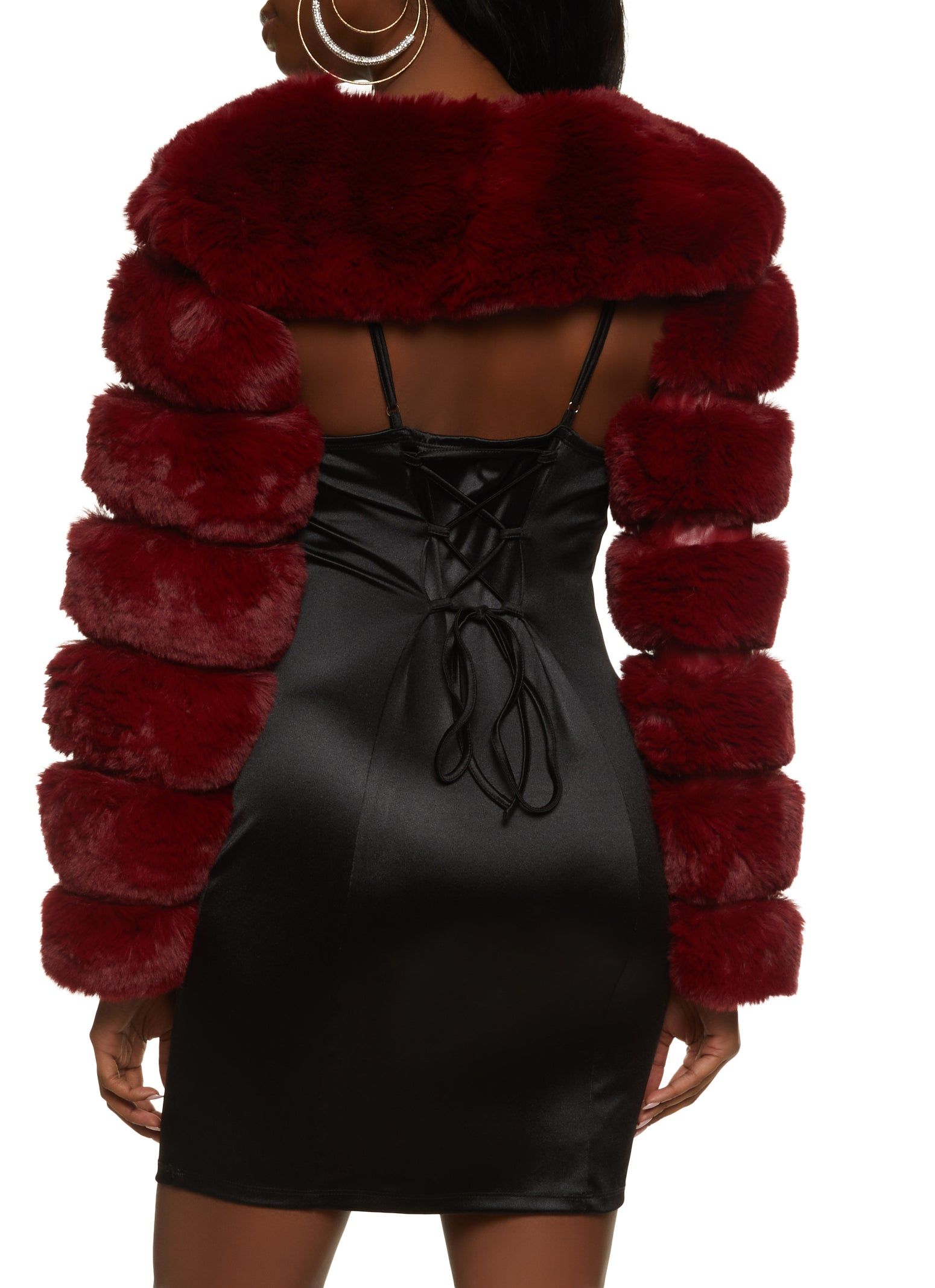 Faux Fur Bolero Jacket sold by Rainbow product image thumbnail 3