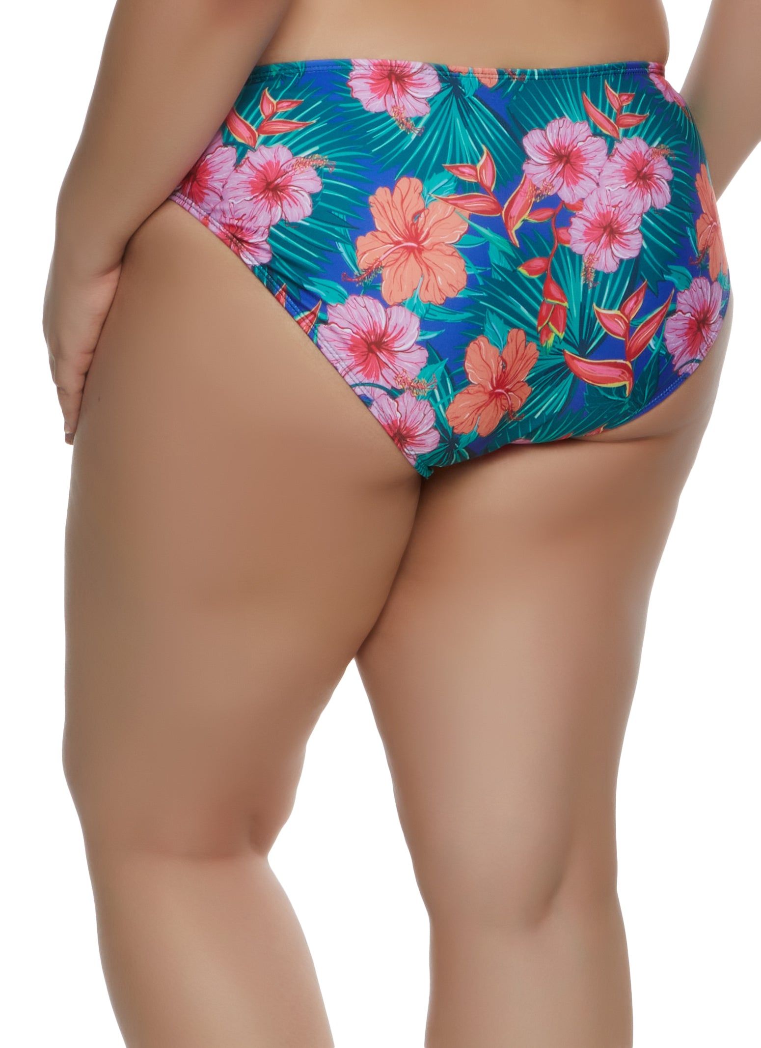Plus Size Floral Print Swim Bikini Bottoms sold by Rainbow product image thumbnail 2
